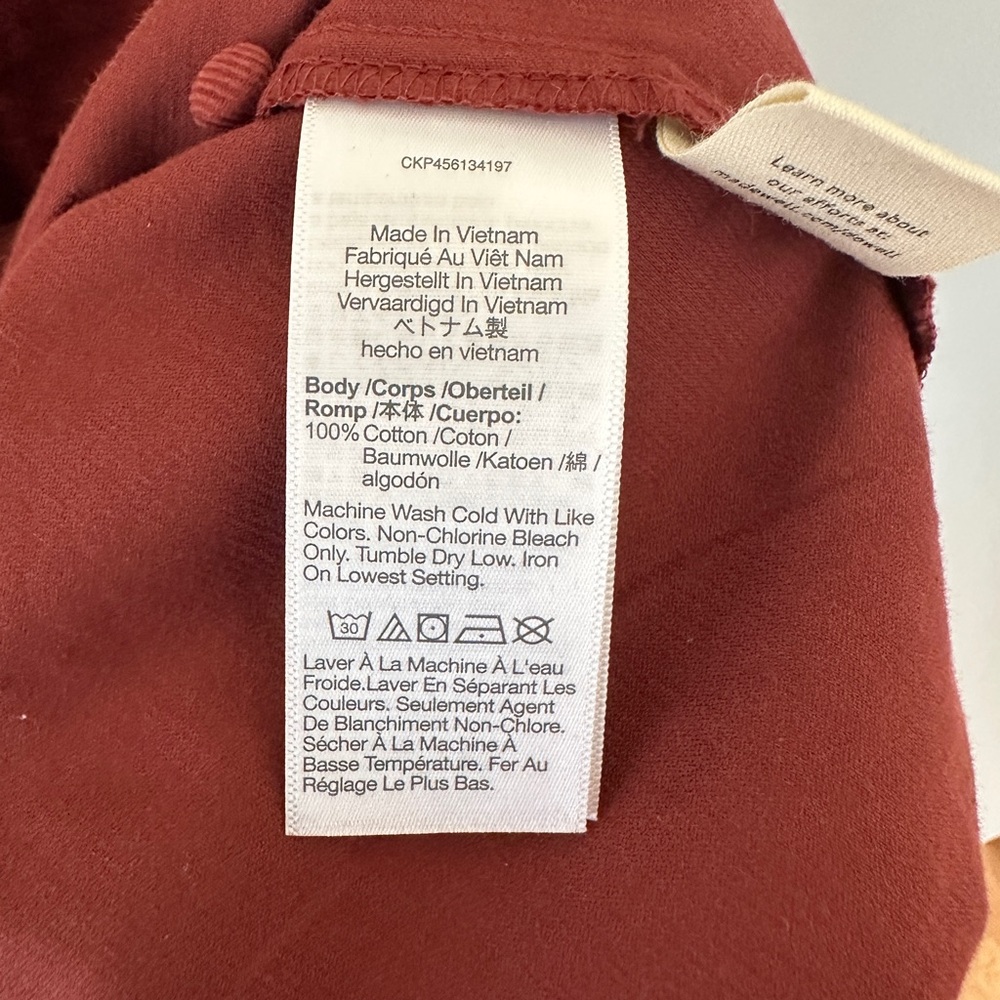 Madewell Corduroy Long Sleeve Dress - Picture 5 of 6